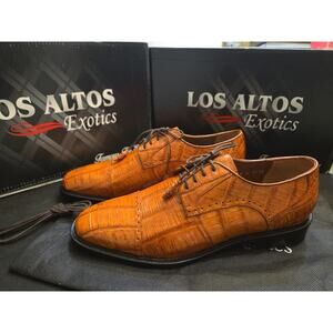 Los Altos Cognac Zv098203 Kaman Belly/Teju shoes US 9